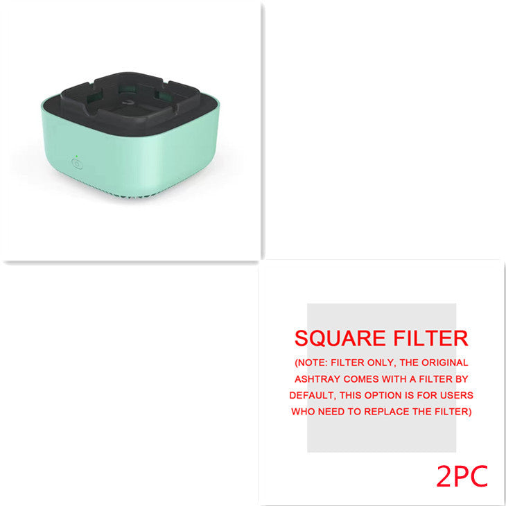 Cendrier Portable sans fumée, purification d'air, Filtration multiple, élimine les odeurs de fumée, pour la maison, le bureau, la voiture, protection passive contre fumées.