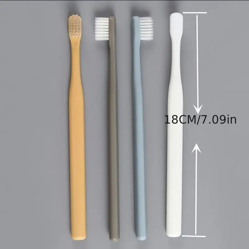 Brosse à Dents Manuelle à Poils Souples (Lot de 4)