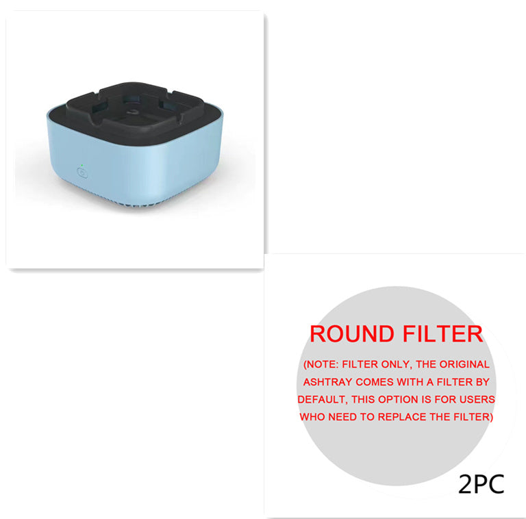 Cendrier Portable sans fumée, purification d'air, Filtration multiple, élimine les odeurs de fumée, pour la maison, le bureau, la voiture, protection passive contre fumées.