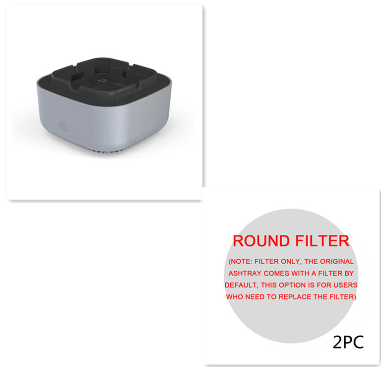 Cendrier Portable sans fumée, purification d'air, Filtration multiple, élimine les odeurs de fumée, pour la maison, le bureau, la voiture, protection passive contre fumées.