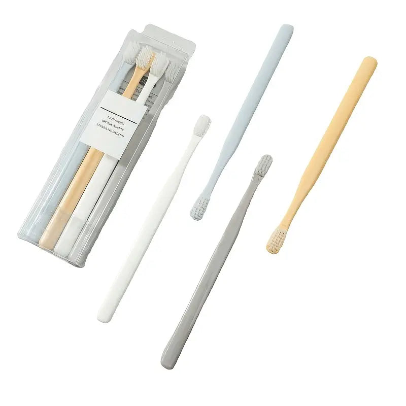 Brosse à Dents Manuelle à Poils Souples (Lot de 4)