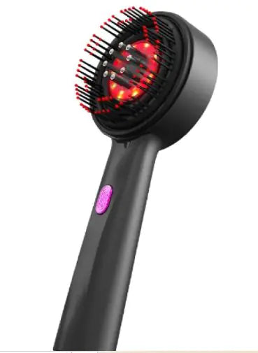Peigne Massant Électrique – Stimulation du Cuir Chevelu & Soin Capillaire