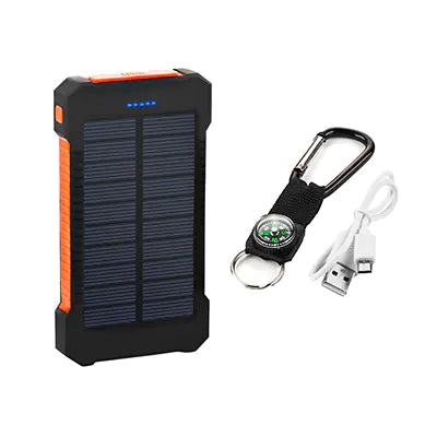 Batterie Solaire Puissante 20000mAh – Rechargez Où Que Vous Soyez