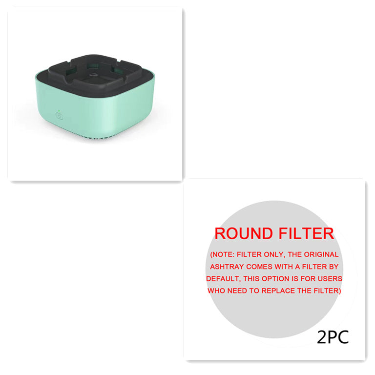 Cendrier Portable sans fumée, purification d'air, Filtration multiple, élimine les odeurs de fumée, pour la maison, le bureau, la voiture, protection passive contre fumées.