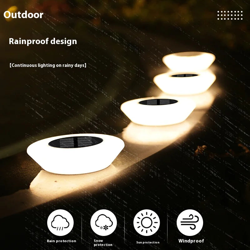Lampe Solaire d'Extérieur pour Pelouse