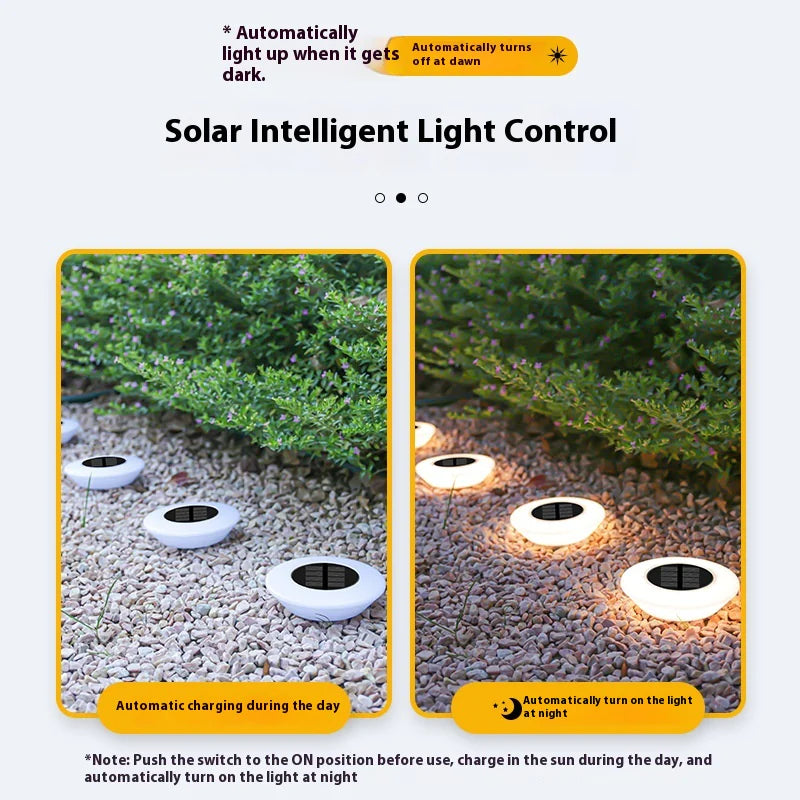 Lampe Solaire d'Extérieur pour Pelouse