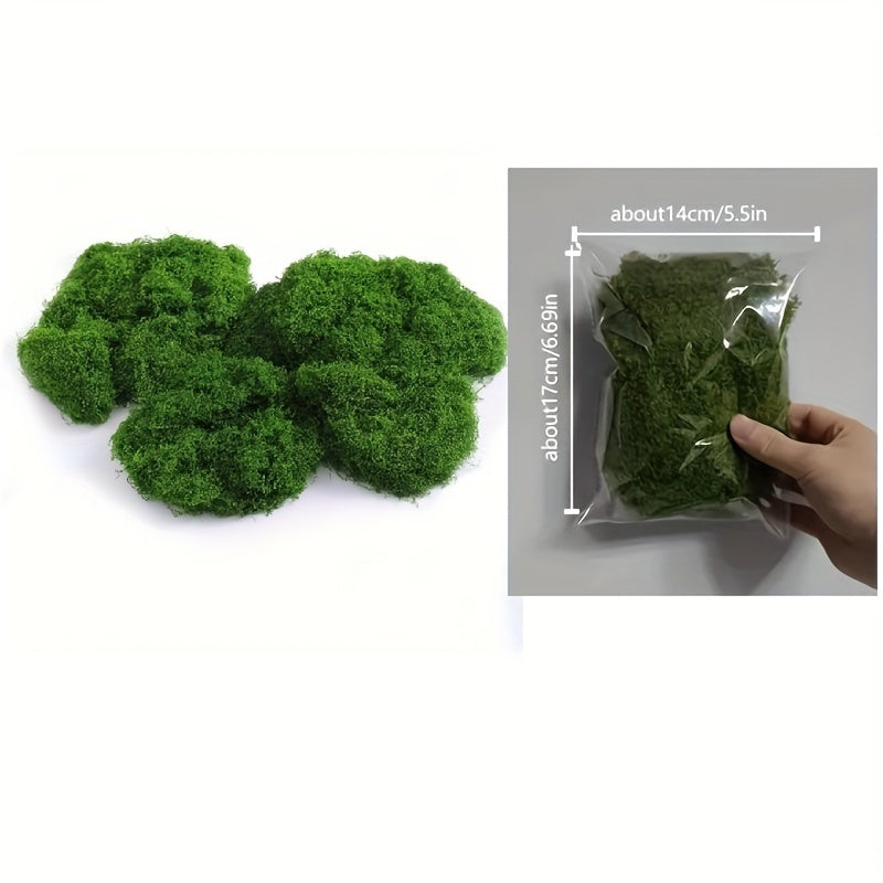 Mousse Décorative Artificielle Verte – Pour Bonsaï, Mini Paysages et Décoration Intérieure, Différents Formats