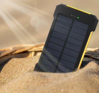 Batterie Solaire Puissante 20000mAh – Rechargez Où Que Vous Soyez