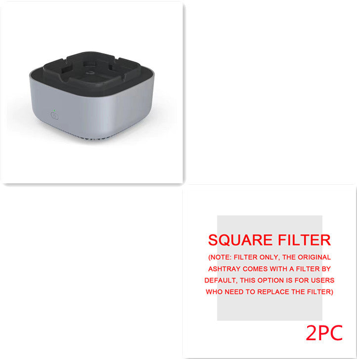Cendrier Portable sans fumée, purification d'air, Filtration multiple, élimine les odeurs de fumée, pour la maison, le bureau, la voiture, protection passive contre fumées.