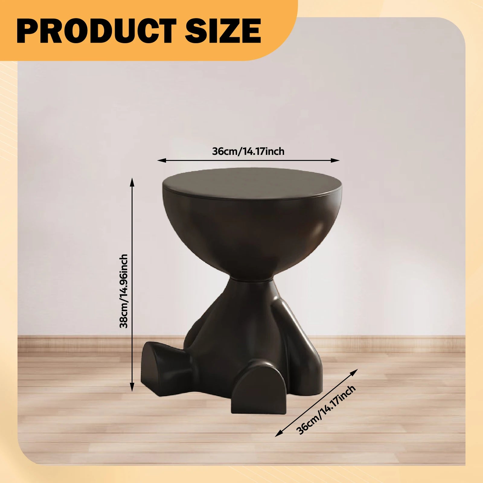 Table d’Appoint Créative – Mini Table Latérale pour Chambre, Salon ou Balcon