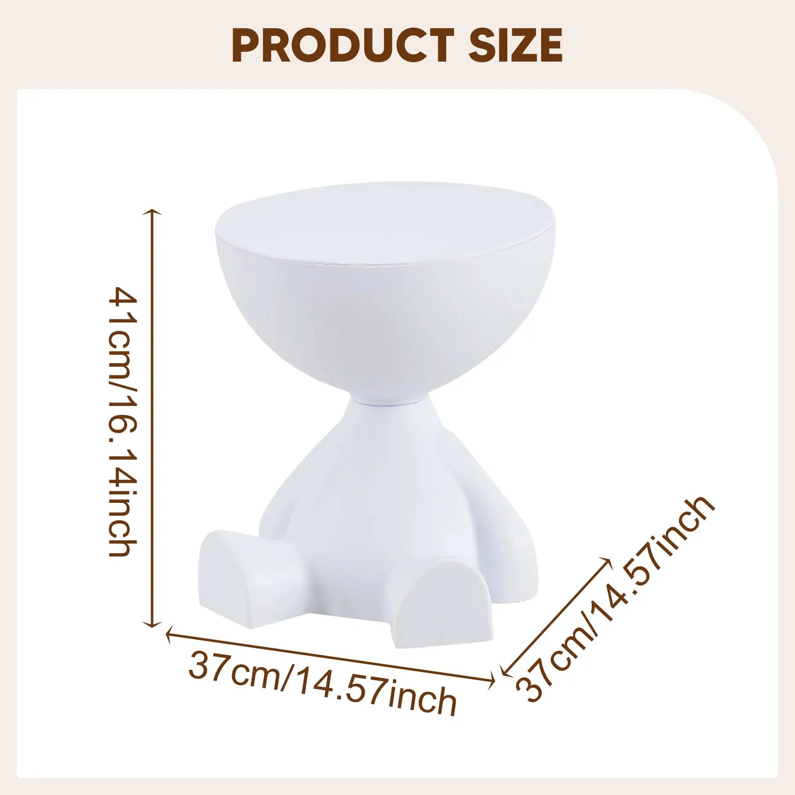 Table d’Appoint Créative – Mini Table Latérale pour Chambre, Salon ou Balcon