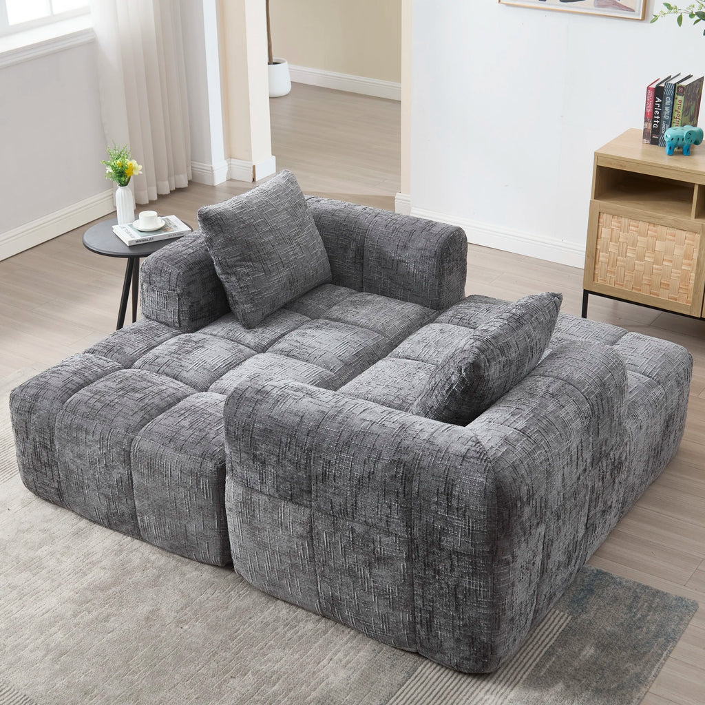 Canapé d’Angle Confort Premium – Design Moderne avec Sac/Poche Latérale, Montage Simple