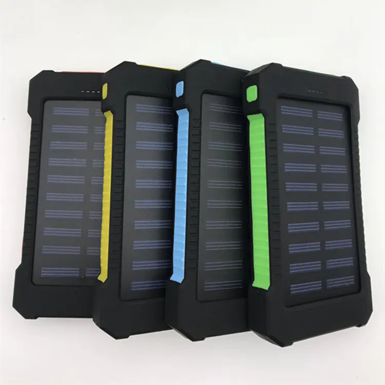 Batterie Solaire Puissante 20000mAh – Rechargez Où Que Vous Soyez