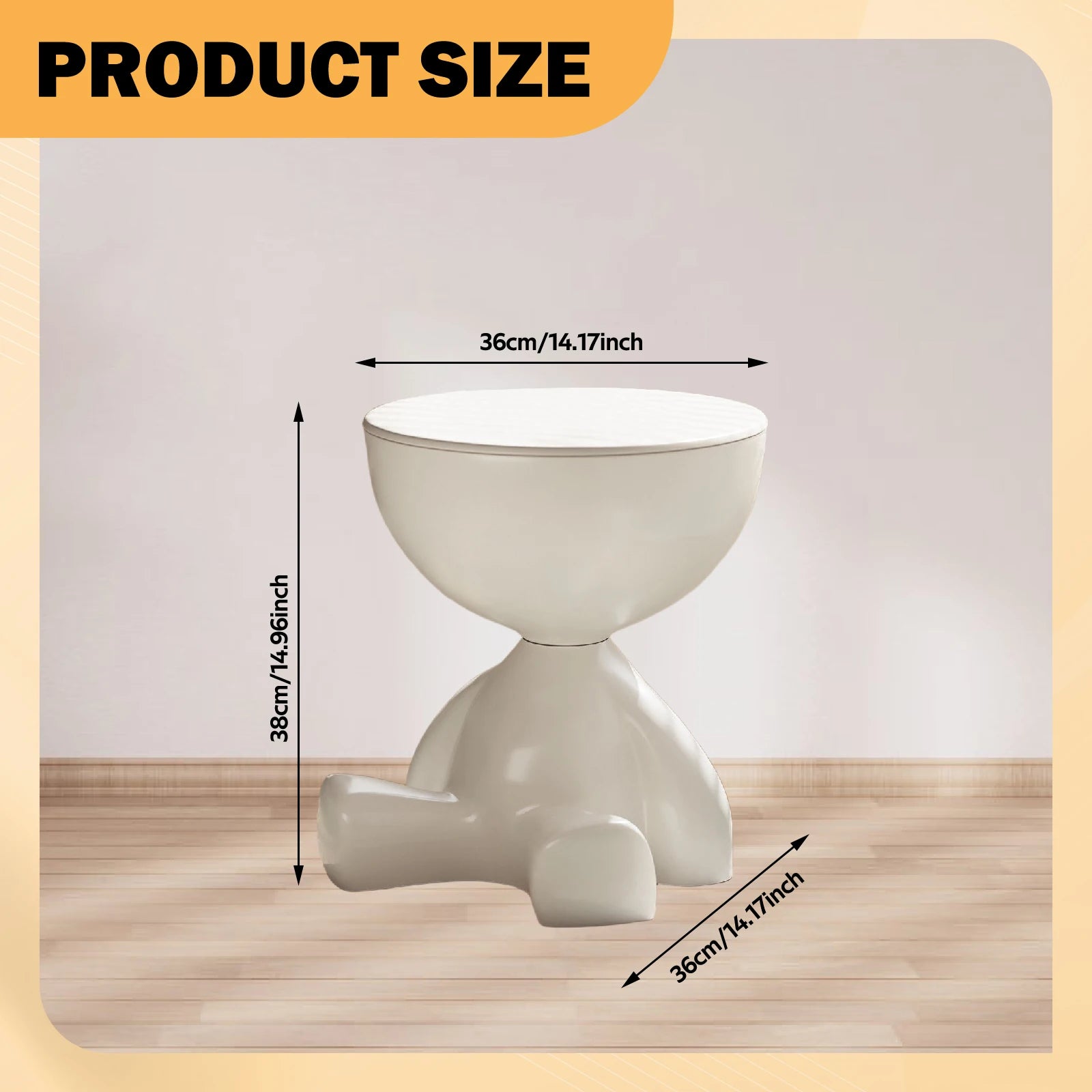 Table d’Appoint Créative – Mini Table Latérale pour Chambre, Salon ou Balcon