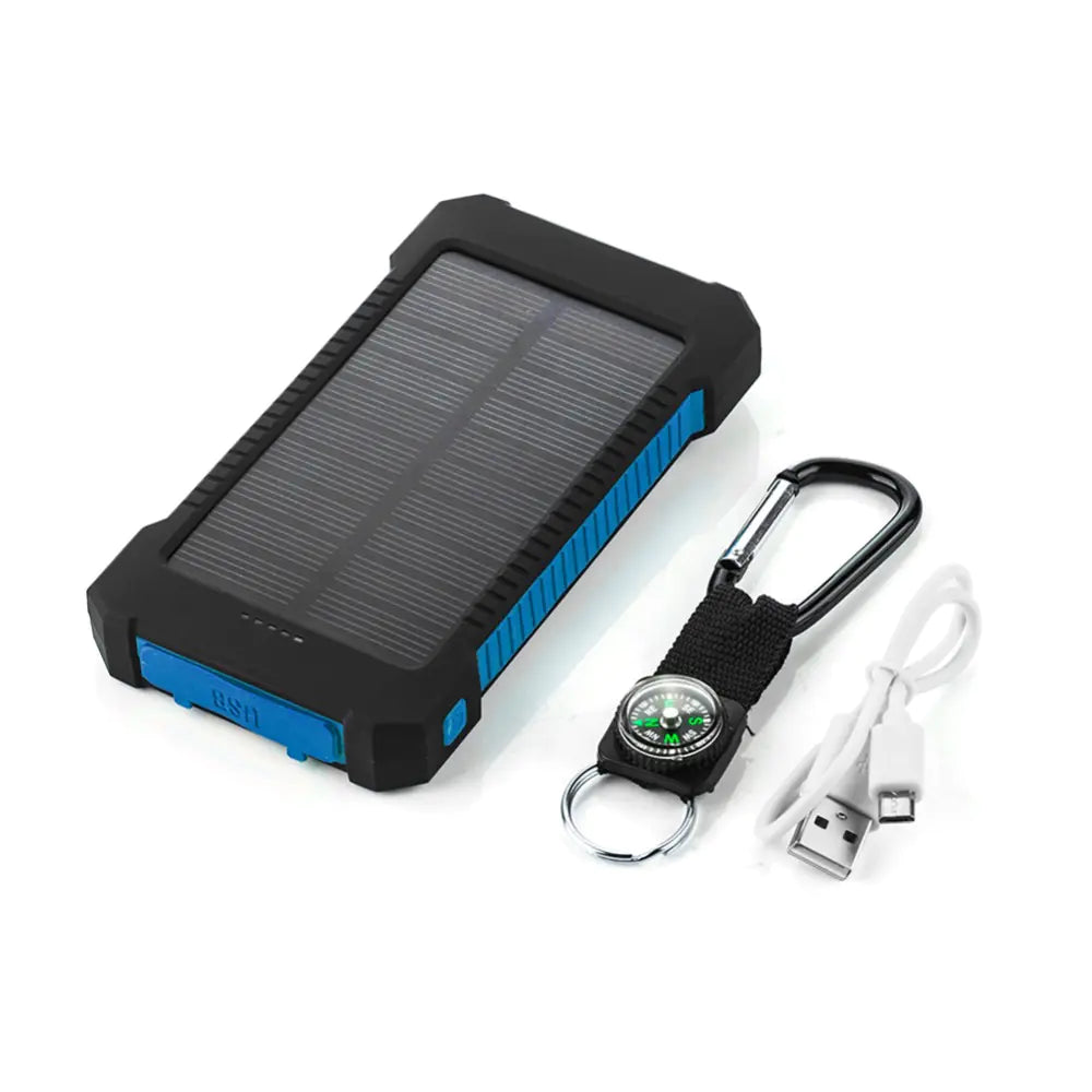 Batterie Solaire Puissante 20000mAh – Rechargez Où Que Vous Soyez