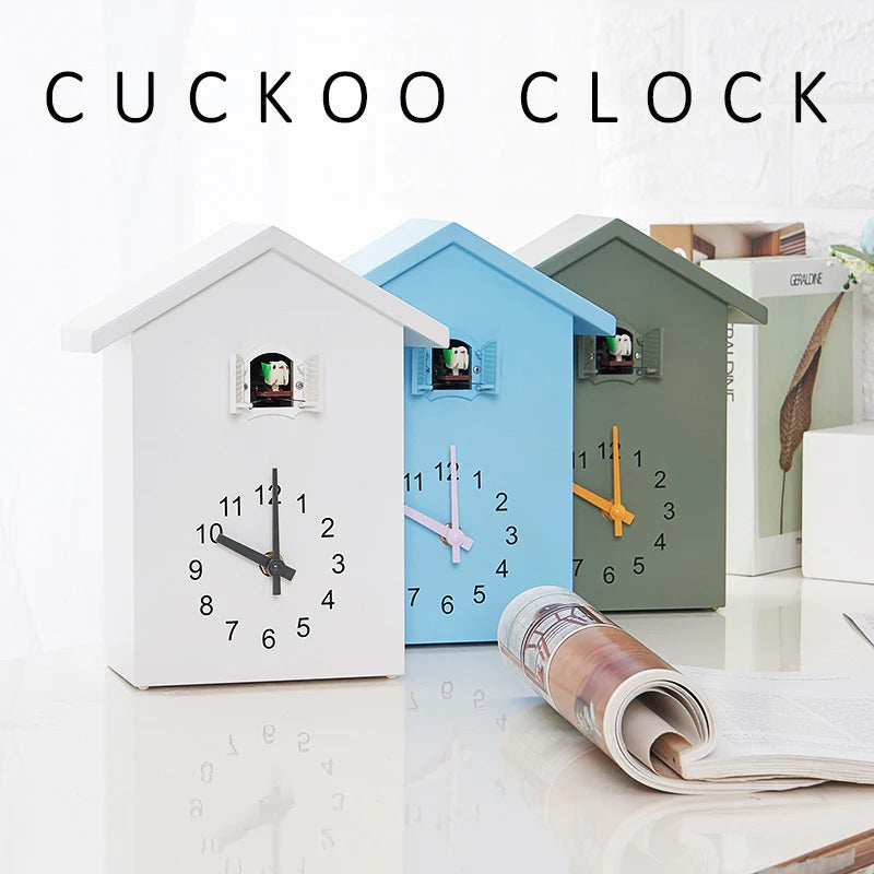 Horloge Murale Quartz “Cuckoo” 20x25 cm – Design Moderne pour Salon, Bureau et Maison