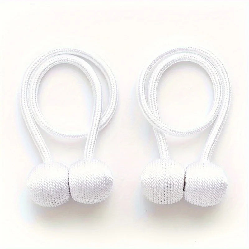Magnetic Curtain Tiebacks – Headphone Design, Set of 2, Decorative Curtain Accessories