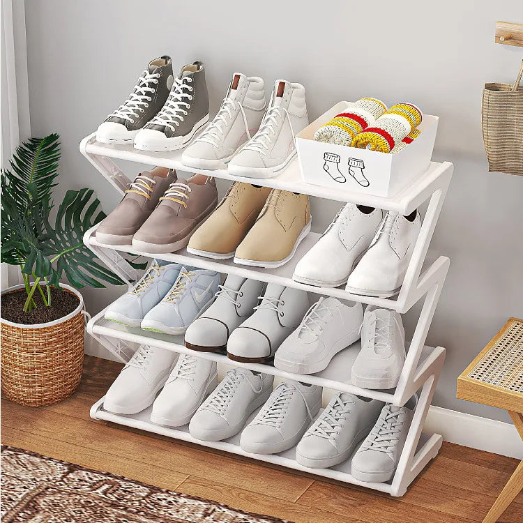 Meuble à Chaussures 7 Niveaux avec Housse Anti-Poussière – Rangement Multi-Couches Gain de Place