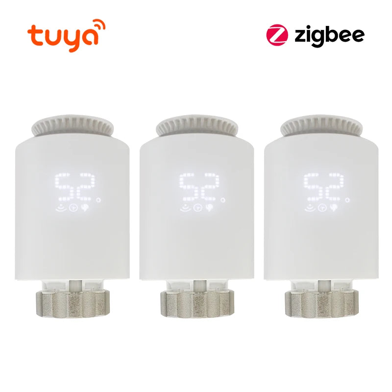 Thermostat Radiateur Intelligent ZigBee 3.0 – Tête Thermostatique Connectée Tuya