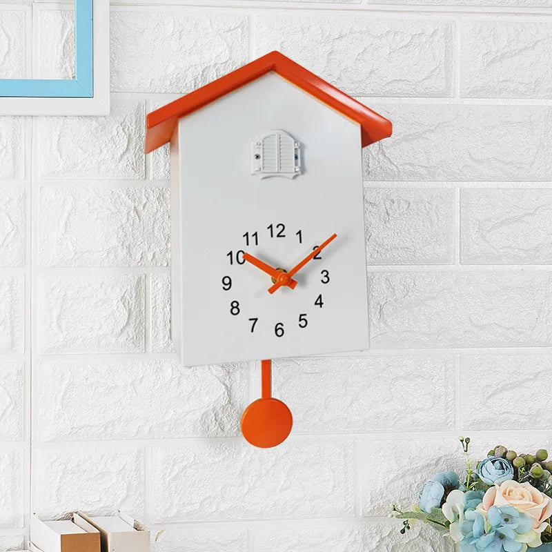 Horloge Murale Quartz “Cuckoo” 20x25 cm – Design Moderne pour Salon, Bureau et Maison