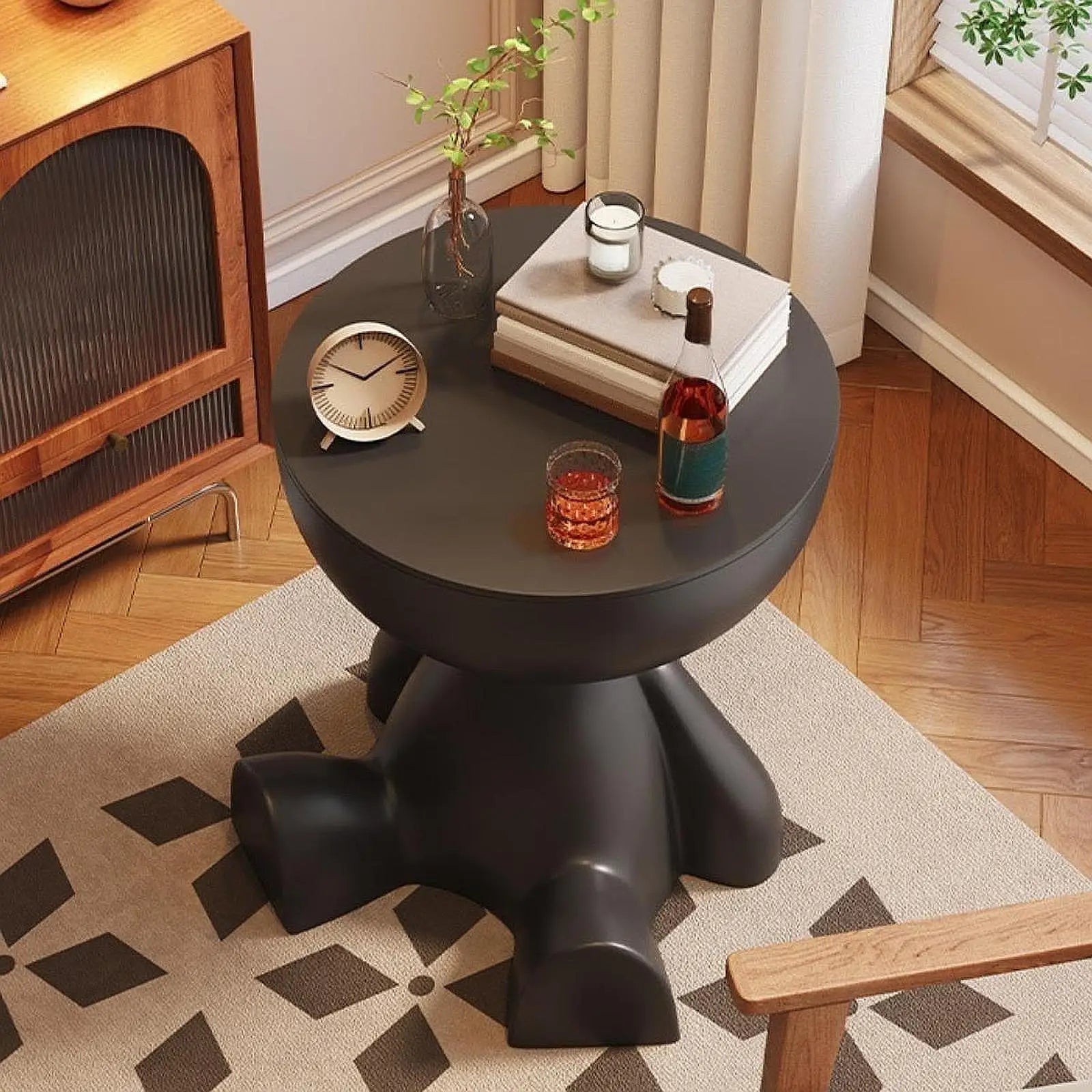 Table d’Appoint Créative – Mini Table Latérale pour Chambre, Salon ou Balcon