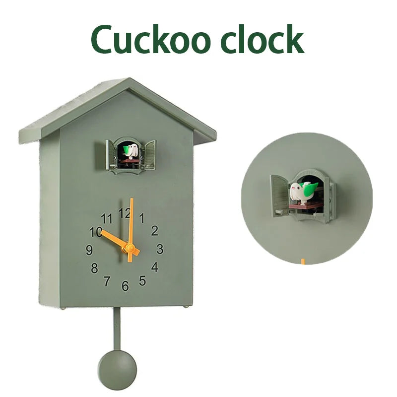 Horloge Murale Quartz “Cuckoo” 20x25 cm – Design Moderne pour Salon, Bureau et Maison
