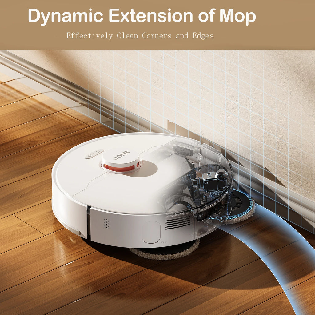 3-in-1 Smart Robot Vacuum Cleaner – Ultra-Powerful Suction, Automatic Washing &amp; Drying with Water Management
