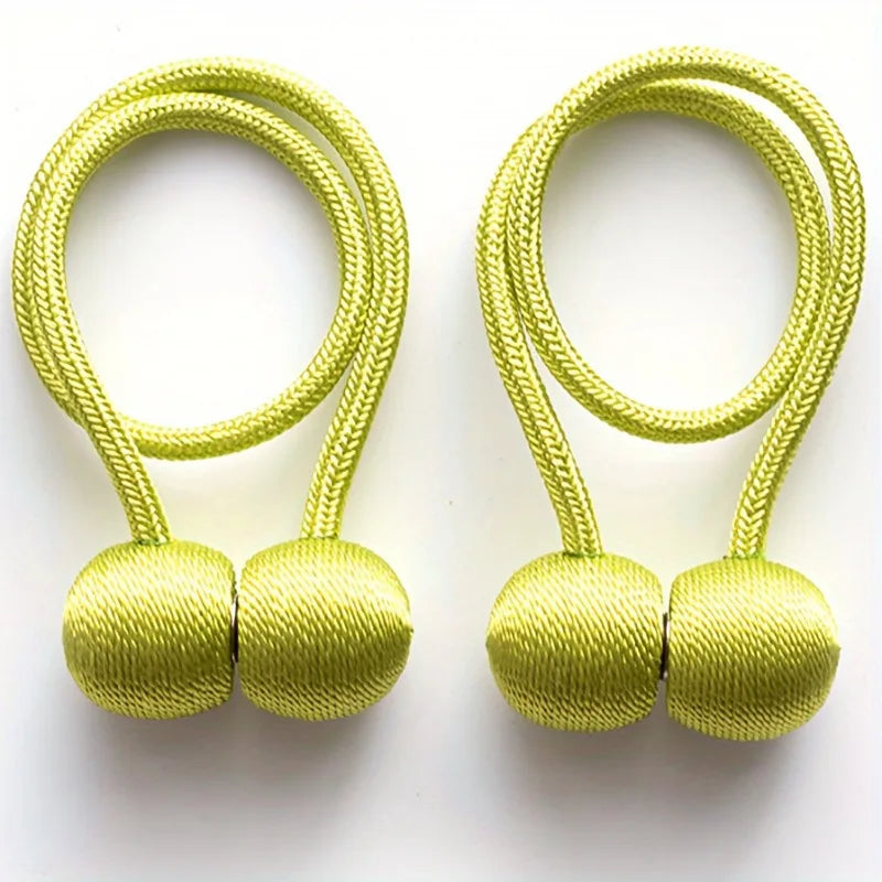 Magnetic Curtain Tiebacks – Headphone Design, Set of 2, Decorative Curtain Accessories