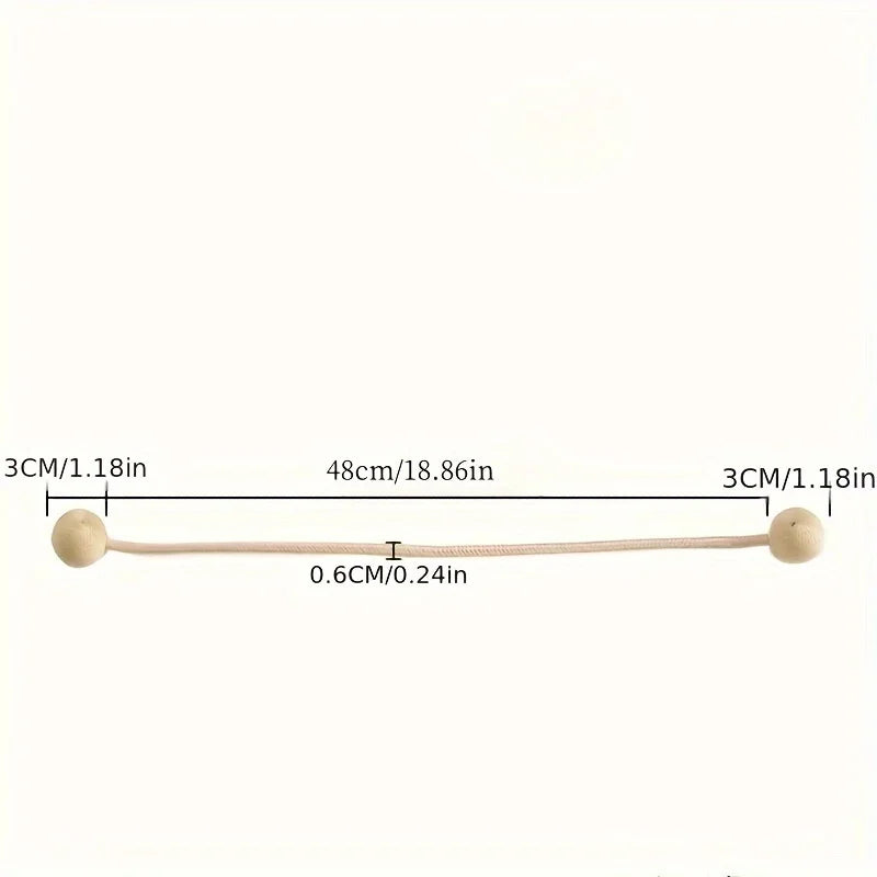 Embrasses de Rideau Magnétiques – Design Écouteurs, Lot de 2 Pièces, Accessoires Décoratifs pour Rideaux