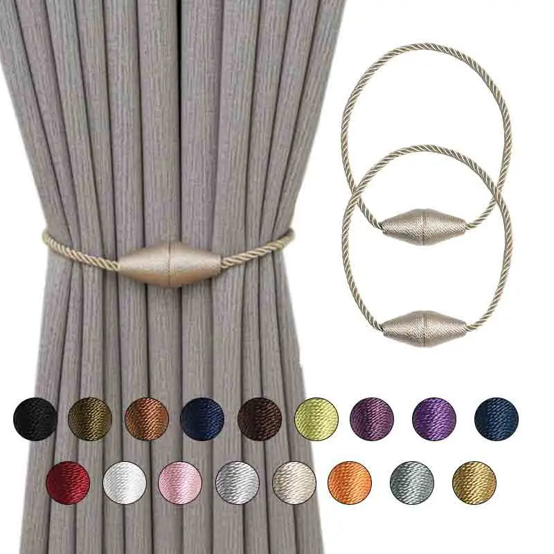 Conical Magnetic Curtain Tieback – Elegant European Style and Powerful Hold