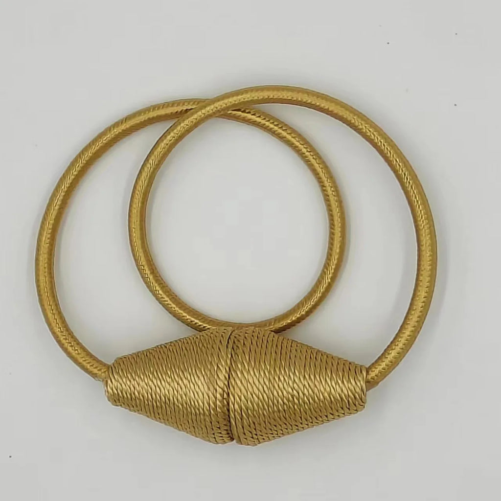 Embrasse de Rideau Magnétique Conique – Style Européen Élégant et Maintien Puissant