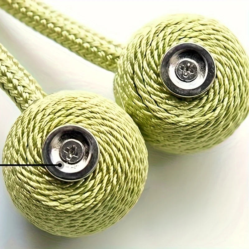 Magnetic Curtain Tiebacks – Headphone Design, Set of 2, Decorative Curtain Accessories