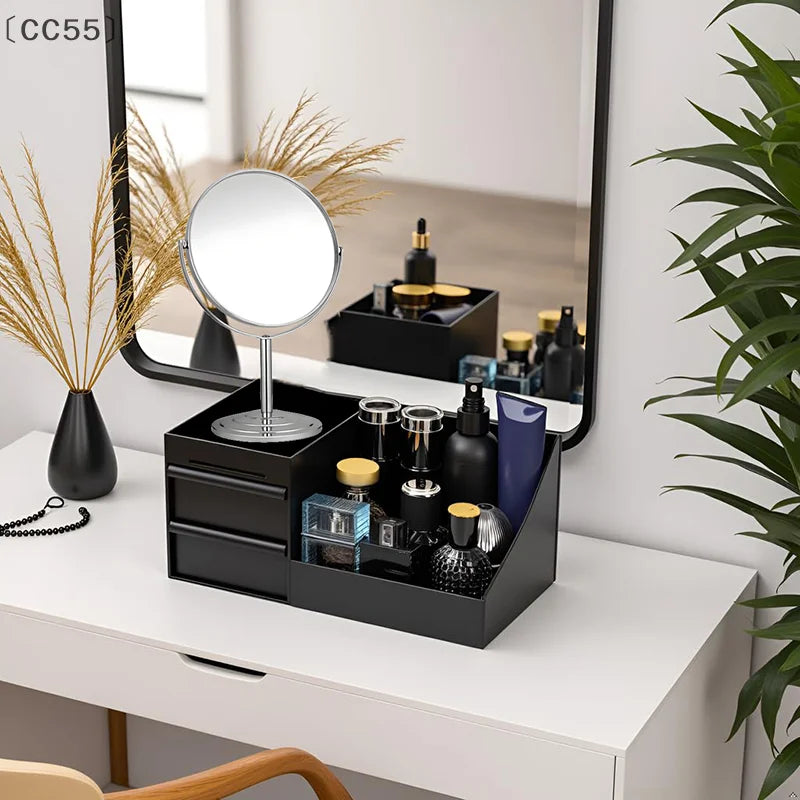 Organisateur de Parfums pour Homme – Support et Tiroirs pour Coiffeuse ou Salle de Bain