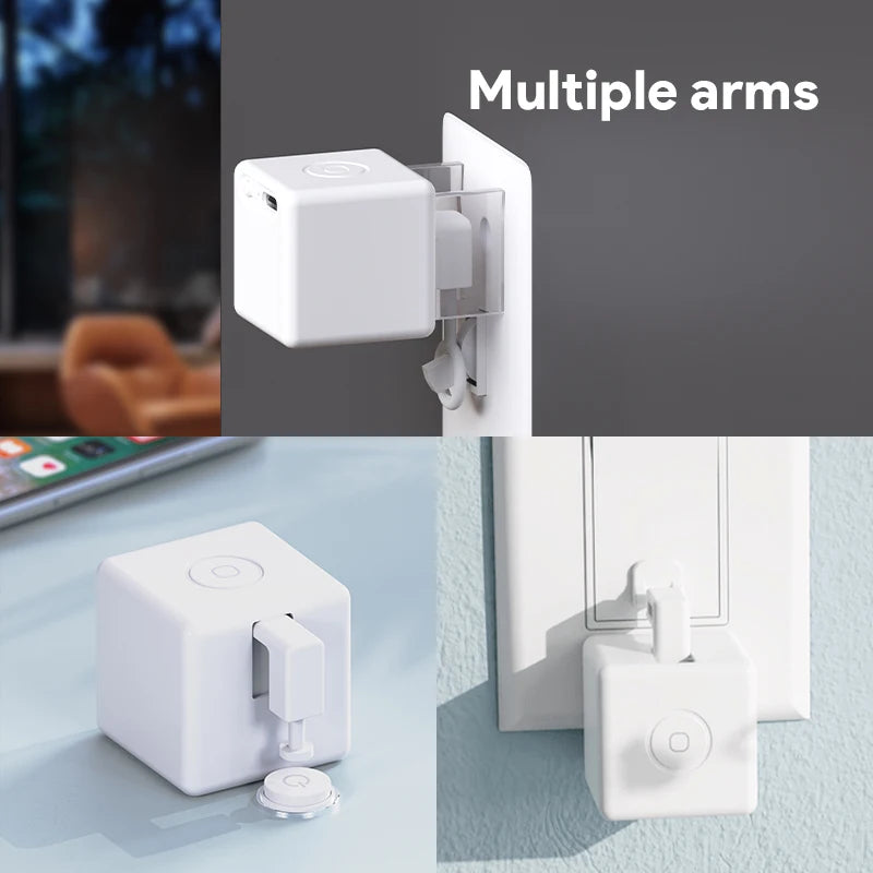 Fingerbot Plus Intelligent Bluetooth Tuya – Bouton Connecté Rechargeable pour Automatiser Vos Interrupteurs