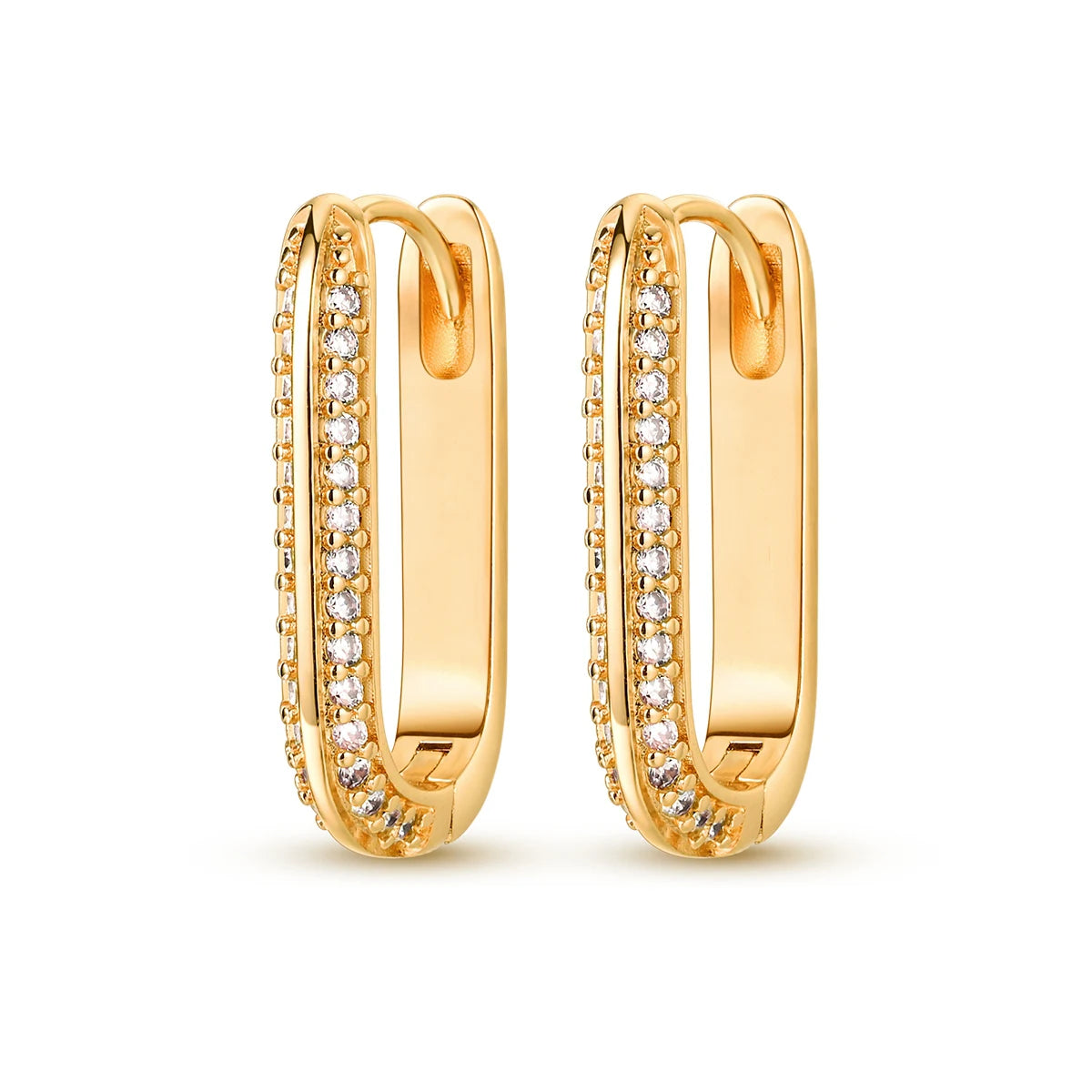 Boucles d’Oreilles Cercle en Argent 925 Plaqué Or – Motifs Soleil, Lune et Cœur pour Femme