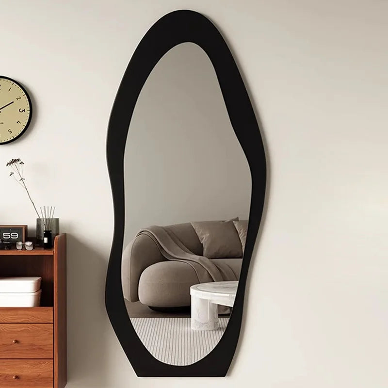 Miroir sur Pied et Mural en Bois de Mangue – Grande Taille, Pleine Longueur, Style Vintage pour Chambre et Salon