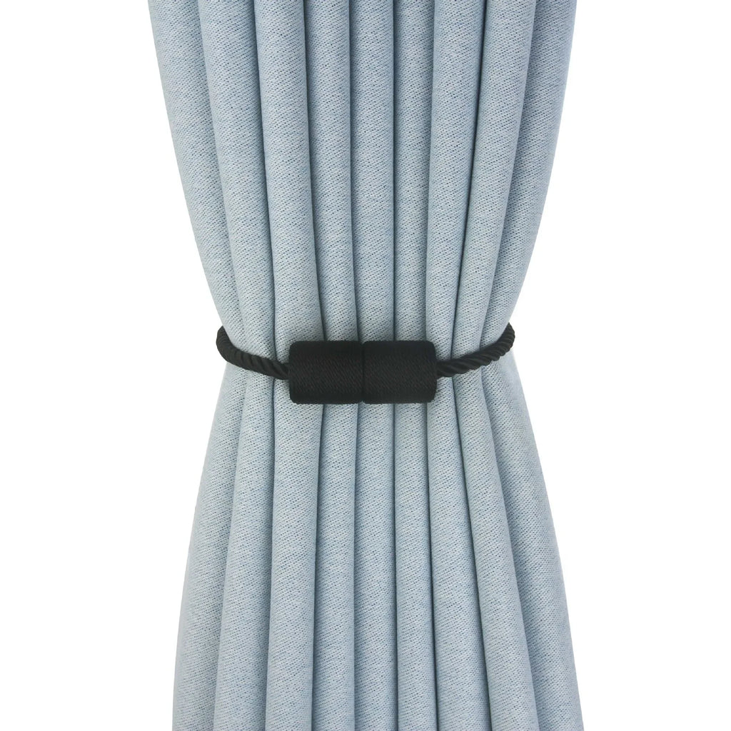 Elegant Magnetic Curtain Tieback – Modern, Drill-Free Installation