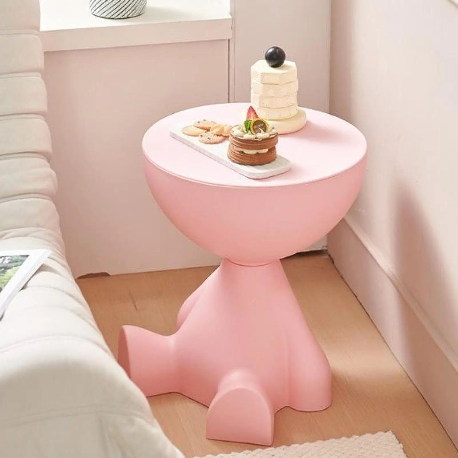 Table d’Appoint Créative – Mini Table Latérale pour Chambre, Salon ou Balcon