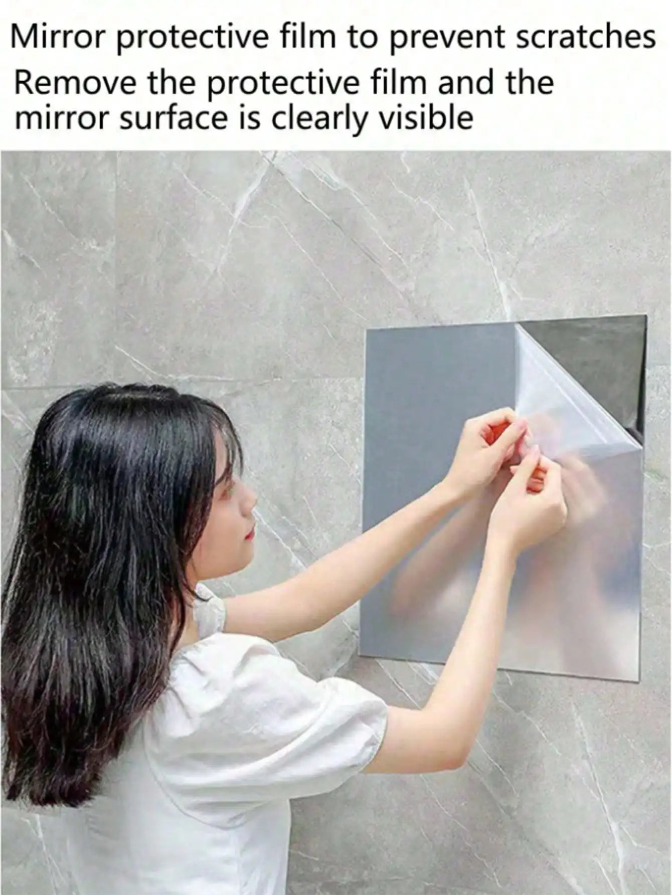 Set de 8 Miroirs Muraux Autocollants en Acrylique – Décoration Flexible pour Chambre, Salle de Bain et Maison