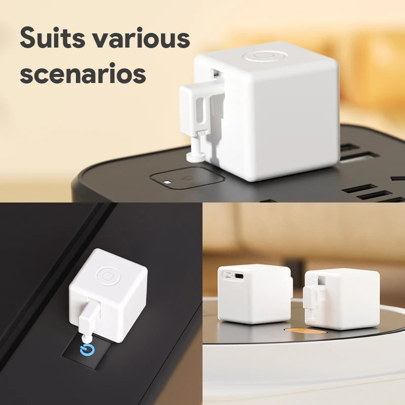 Fingerbot Plus Intelligent Bluetooth Tuya – Bouton Connecté Rechargeable pour Automatiser Vos Interrupteurs