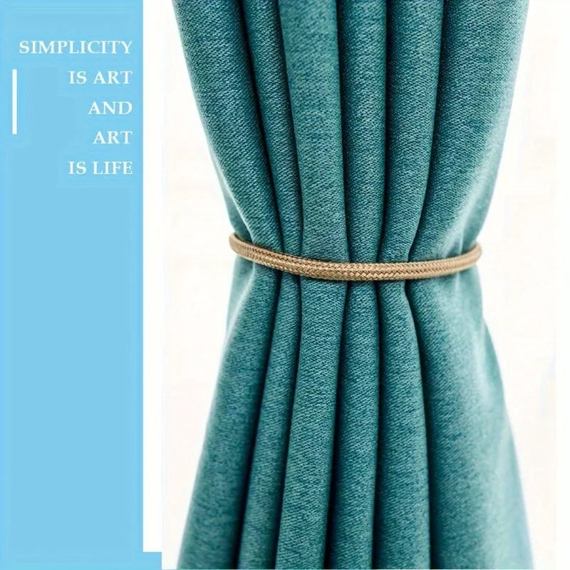 Magnetic Curtain Tiebacks – Headphone Design, Set of 2, Decorative Curtain Accessories