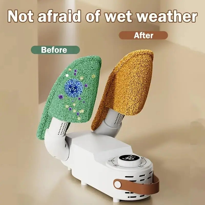 Sèche-Chaussures Électrique Intelligent avec Minuterie – Séchage Rapide & Chaleur Réglable