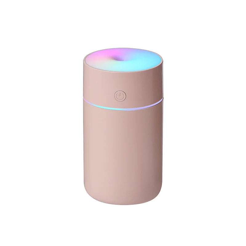 Humidificateur d’Air Portable Sans Fil USB Rechargeable – Diffuseur d’Arômes avec Brume Fine & Éclairage Ambiant