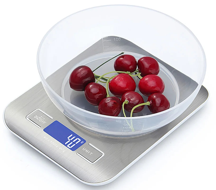 Balance de Cuisine Numérique Précise 1g – Écran LCD & Capacité 5/10 kg