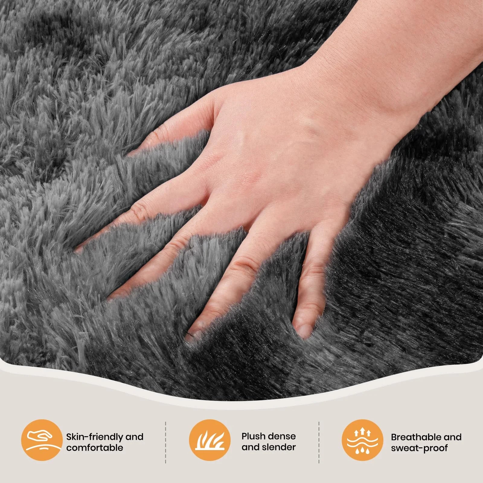 Tapis Minimaliste VIKAMA Antidérapant & Doux – Idéal Salon, Chambre Enfant & Salle de Bain