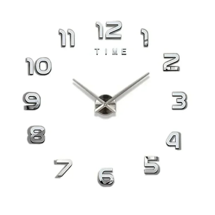 Horloge Murale DIY Lumineuse – Design Moderne Ultra-Fin à Aiguilles Quartz