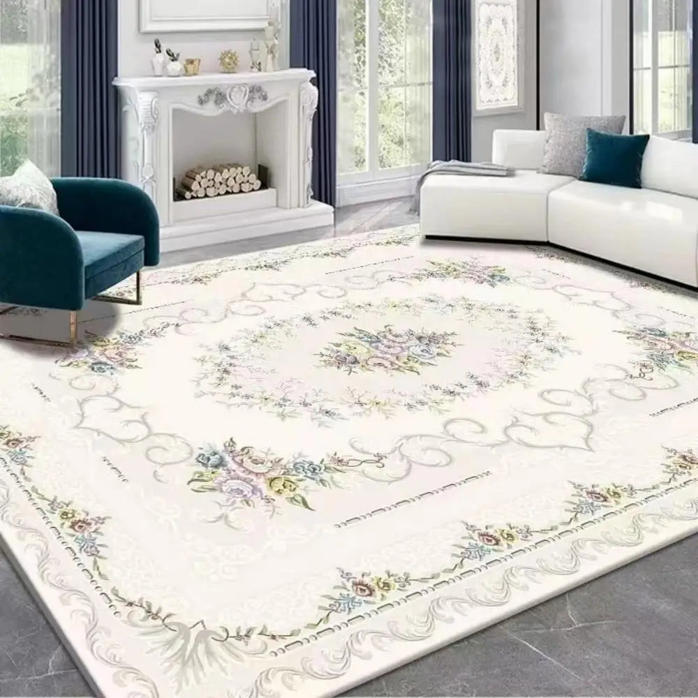 Tapis Persan Luxe VIKAMA – Style Bohème Ethnique, Élégant pour Salon & Chambre