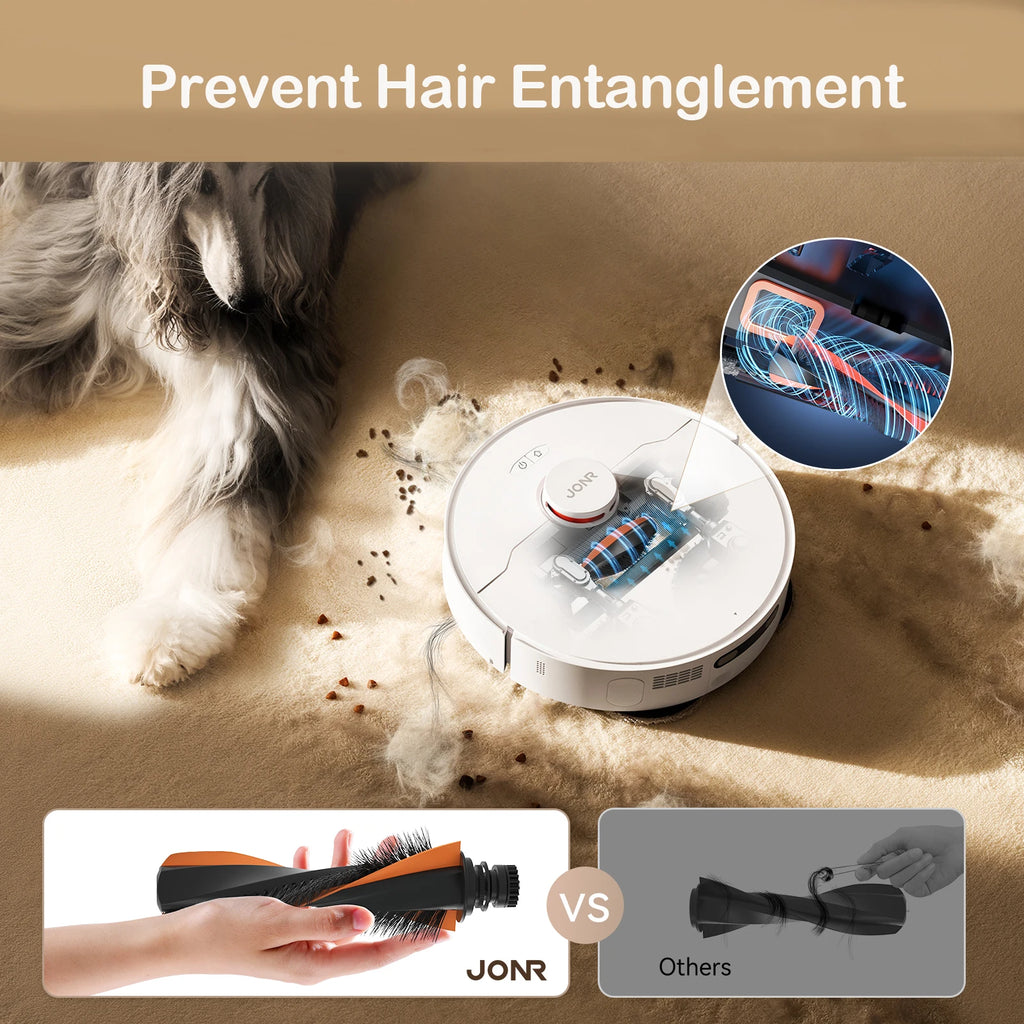 3-in-1 Smart Robot Vacuum Cleaner – Ultra-Powerful Suction, Automatic Washing &amp; Drying with Water Management