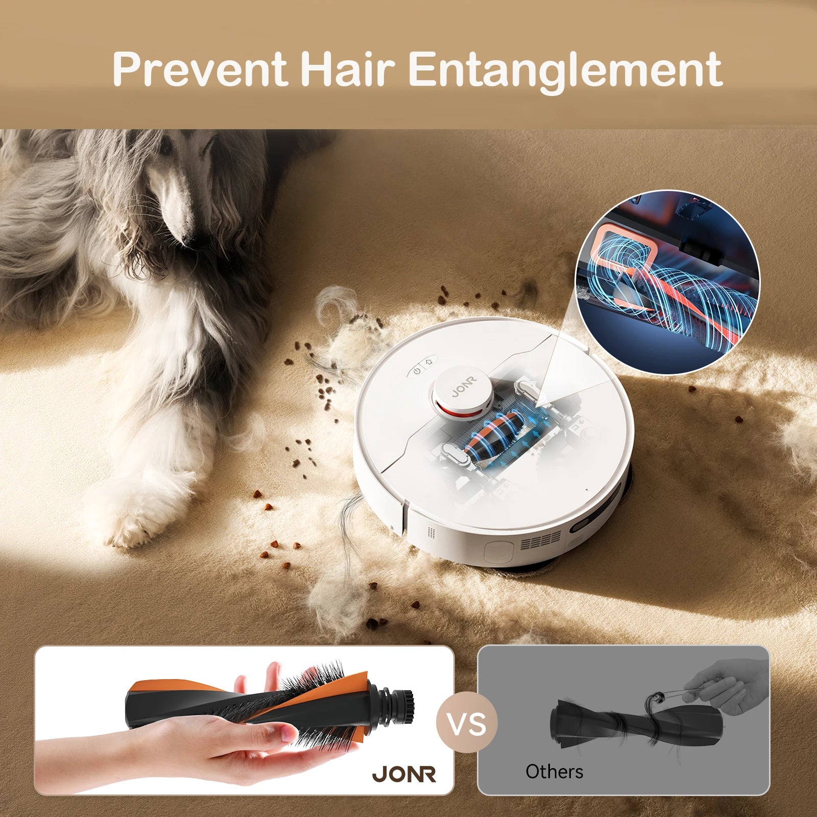 Robot Aspirateur Intelligent 3-en-1 – Aspiration Ultra-Puissante, Lavage & Séchage Automatiques avec Gestion de l’Eau