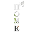Sticker Mural Miroir 3D “HOME” – Décoration Murale pour Entrée et Intérieur